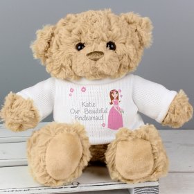 Bridesmaid Girl Personalised Teddy