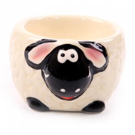 Sheep Egg Cup - Black Face