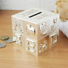 ABC Personalised Cube Money Box - Nickel Plated