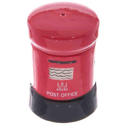 London Post Box Egg Cup with Salt Cellar Top