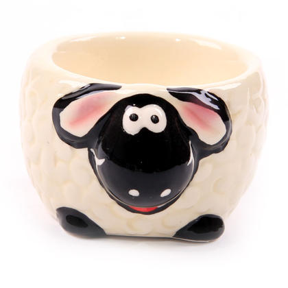 Sheep Egg Cup - Black Face