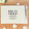 Mr & Mrs Personalised Guest Book with Pen