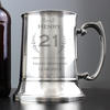 Age Crest Personalised Stainless Steel Tankard