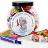 Me To You Christmas Round Sweetie Personalised Jar