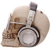 Skull Money Box with Headphones and Shades
