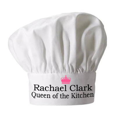 Queen of the Kitchen Personalised Chef Hat