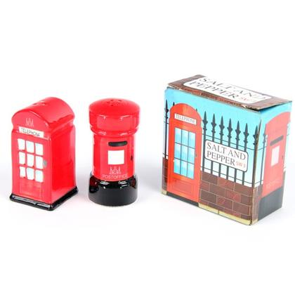 London Post & Telephone Box - Salt & Pepper Set