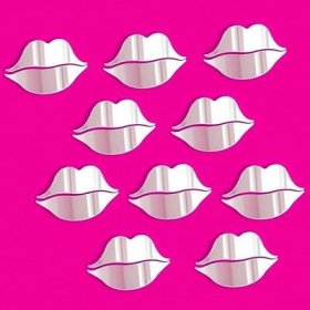 Lips Mirror 4cm x 3cm - Set of 10