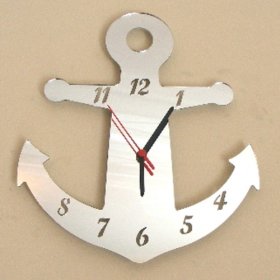 Anchor Clock Mirror - 35cm