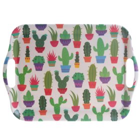 Cactus Design Bambootique Eco Friendly Tray