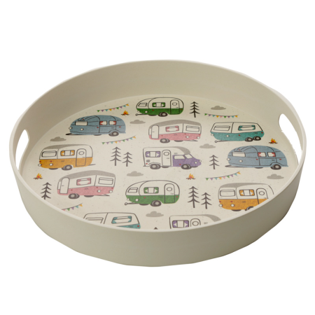 Caravan Wildwood Bamboo Eco Friendly Round Tray - Small