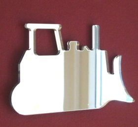 Bulldozer Mirror - 12cm