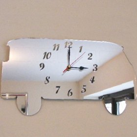 VW Camper Van Clock Mirror - 35cm