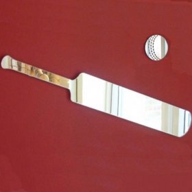 Cricket Bat & Ball Mirror - 28cm