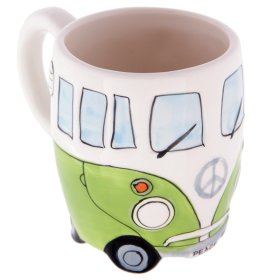 VW Camper Van Mug - Green