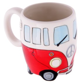 VW Camper Van Mug - Red