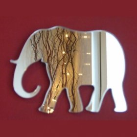 Elephant Mirror 20cm