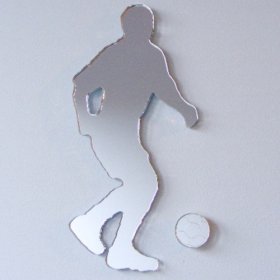 Footballer Mirror - 12cm