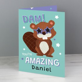 Dam You're Amazing Personalised Card