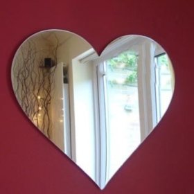 Heart Mirror 35cm