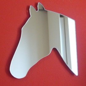 Horse Head Mirror 12cm