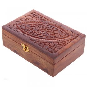 Essential Oil Sheesham Wood Box - D1x24