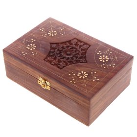 Essential Oil Sheesham Wood Box - D2x24