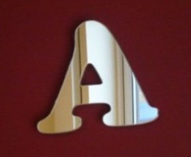 Letter A Mirror