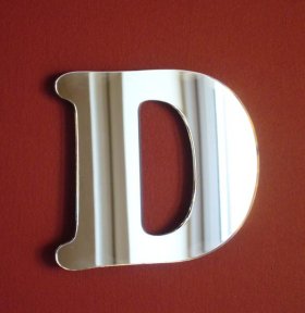 Letter D Mirror