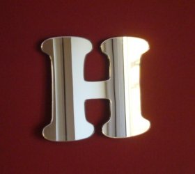 Letter H Mirror