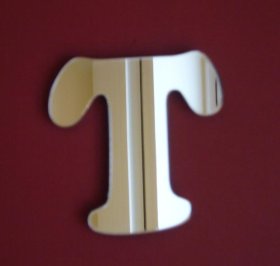 Letter T Mirror