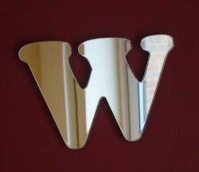 Letter W Mirror