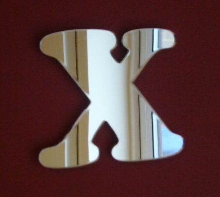 Letter X Mirror