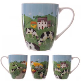 Cows in the Countryside Bone China Mug