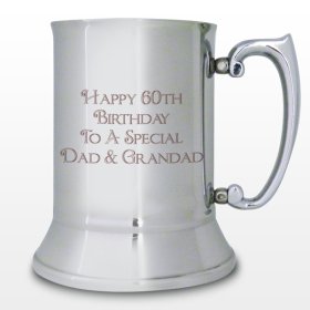 Personalised Stainless Steel Bold Message Tankard