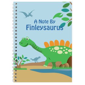 Dinosaur Personalised Notebook - A5