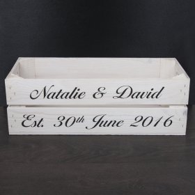 Wedding Personalised Crate