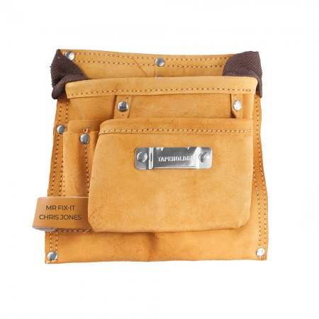 6-pocket Personalised Leather Tool Belt