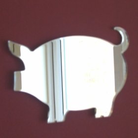 Pig Mirror 12cm