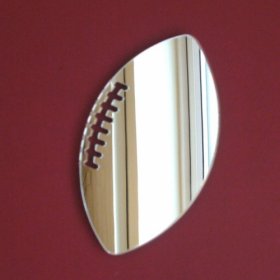 Rugby Ball Mirror - 12cm