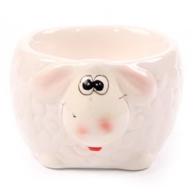 Sheep Egg Cup - Cream Face