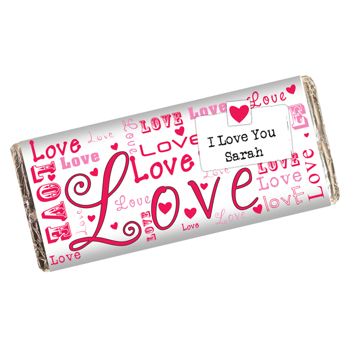 Valentine's Chocolate Bars