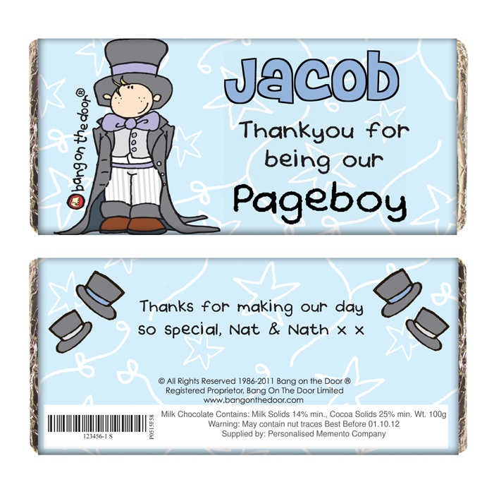 Wedding Chocolate Bars