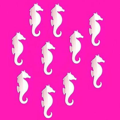 Seahorse Mirrors 4cm - Set of 10