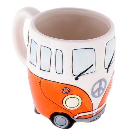 VW Camper Van Mug - Orange