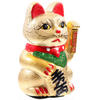 Maneki Neko Waving Cat 21cm - Eyes Open