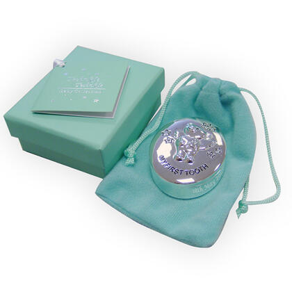 Twinkle 1st Tooth Personalised Trinket Box - Silver Plated