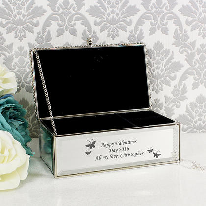 Butterfly Personalised Jewellery Box