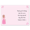 Flower Girl Personalised Wedding Card