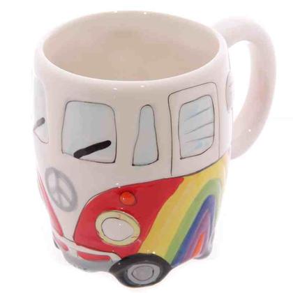 VW Camper Van Mug - Rainbow